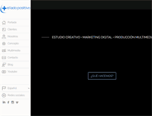 Tablet Screenshot of elladopositivo.com